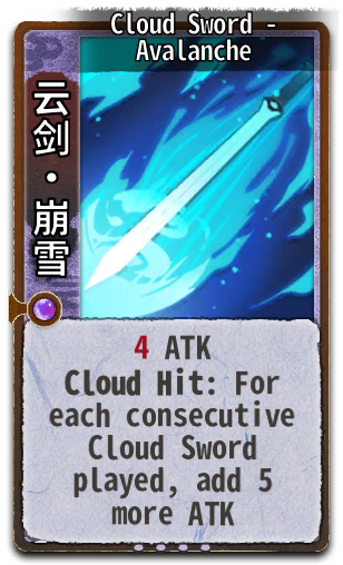 Cloud Sword - Avalanche
