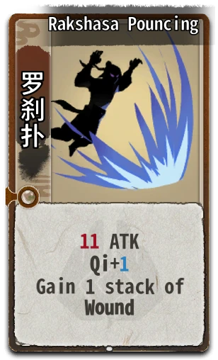 Rakshasa Pouncing