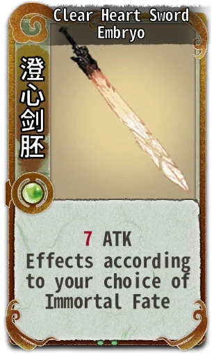 Clear Heart Sword Embryo