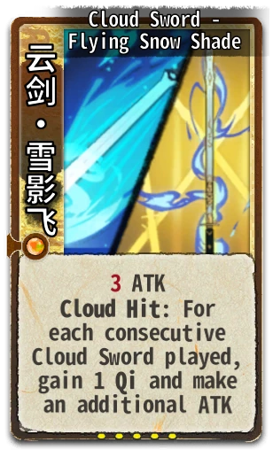 Cloud Sword - Flying Snow Shade