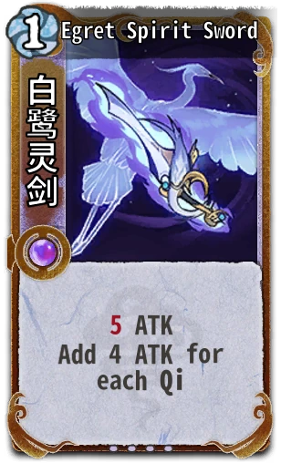 Egret Spirit Sword