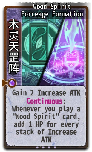 Wood Spirit Forceage Formation