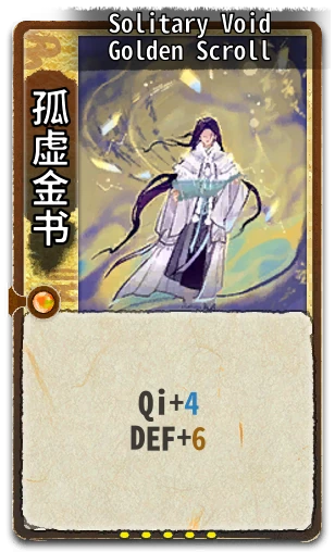 Solitary Void Golden Scroll