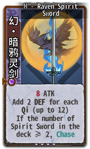 M - Raven Spirit Sword