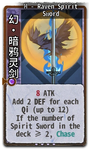 M - Raven Spirit Sword