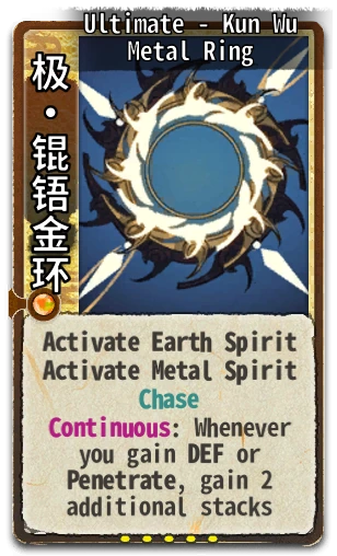 Ultimate - Kun Wu Metal Ring