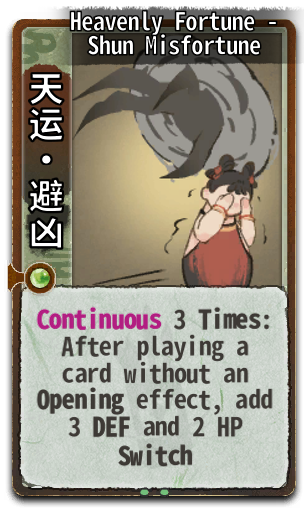 Heavenly Fortune - Shun Misfortune