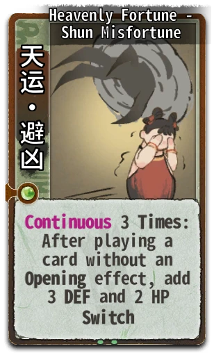 Heavenly Fortune - Shun Misfortune