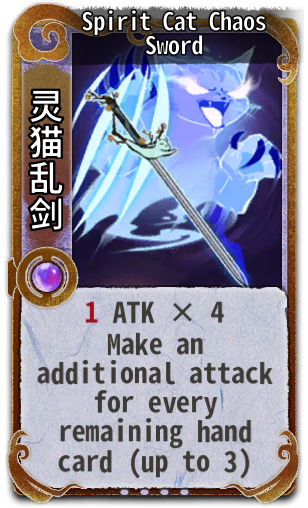 Spirit Cat Chaos Sword