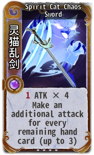 Spirit Cat Chaos Sword