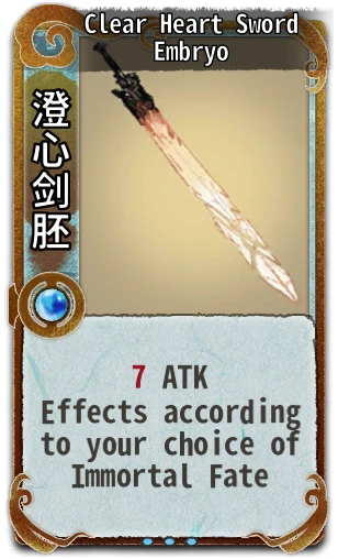 Clear Heart Sword Embryo