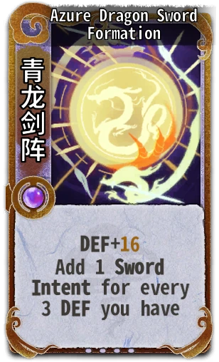 Azure Dragon Sword Formation