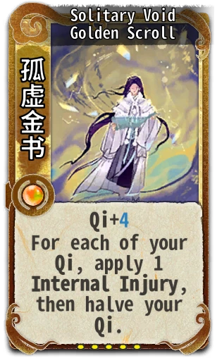 Solitary Void Golden Scroll
