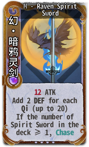 M - Raven Spirit Sword