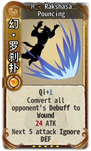 M - Rakshasa Pouncing