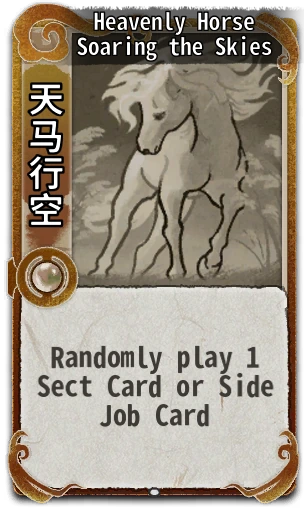 Heavenly Horse Soaring the Skies