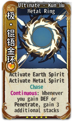 Ultimate - Kun Wu Metal Ring