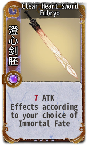 Clear Heart Sword Embryo