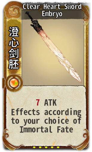 Clear Heart Sword Embryo
