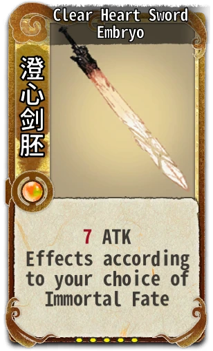 Clear Heart Sword Embryo