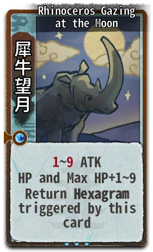 Rhinoceros Gazing at the Moon