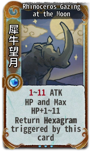 Rhinoceros Gazing at the Moon