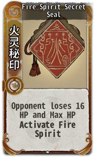 Fire Spirit Secret Seal