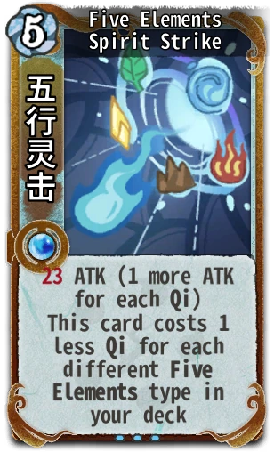 Five Elements Spirit Strike