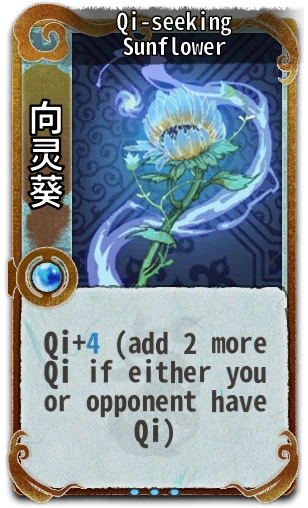 Qi-seeking Sunflower