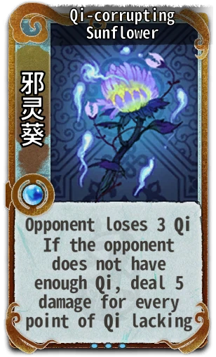 Qi-corrupting Sunflower
