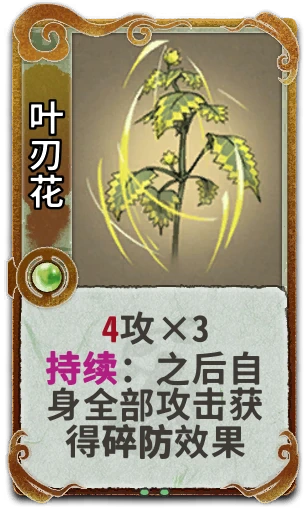 叶刃花