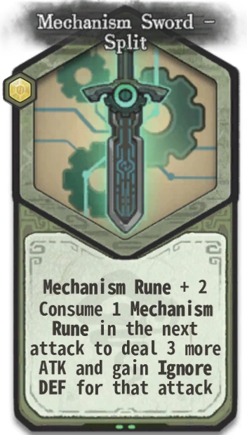 Mechanism Sword - Split — Foundation