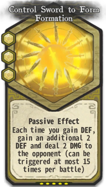 Control Sword to Form Formation