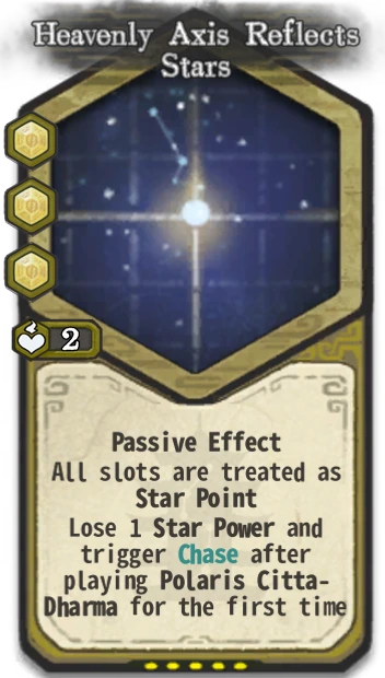 Heavenly Axis Reflects Stars